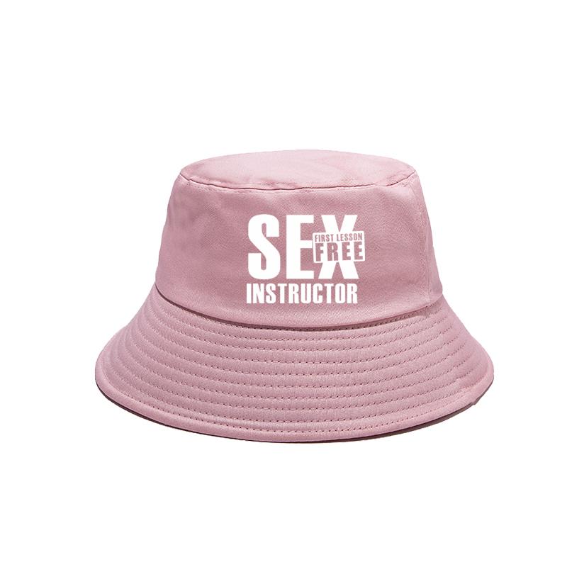 Funny Sex Instructor Bucket Hats Fashion Cool Unisex Caps Outdoor Summer FisherUnisex Hats Bob Hat MZ-303