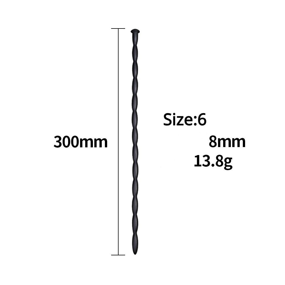 Silicone Wave Horse Eye Stick Urethran Expander Sextoys SM Penis Plug Men Urethra Masturbation Stimulator Adult Supplies
