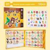 Wooden Magnetic Fraction Board Educational Toy For Third Grade Math Learning