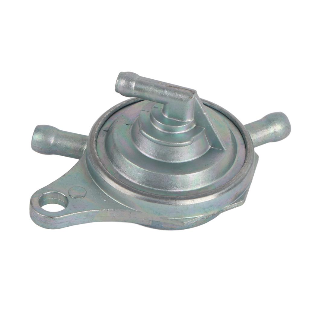 Fuel Petcock Tap Valve 3?Way Self?Priming Switch Aluminum Alloy Replacement for GY6 50cc 150cc ATV