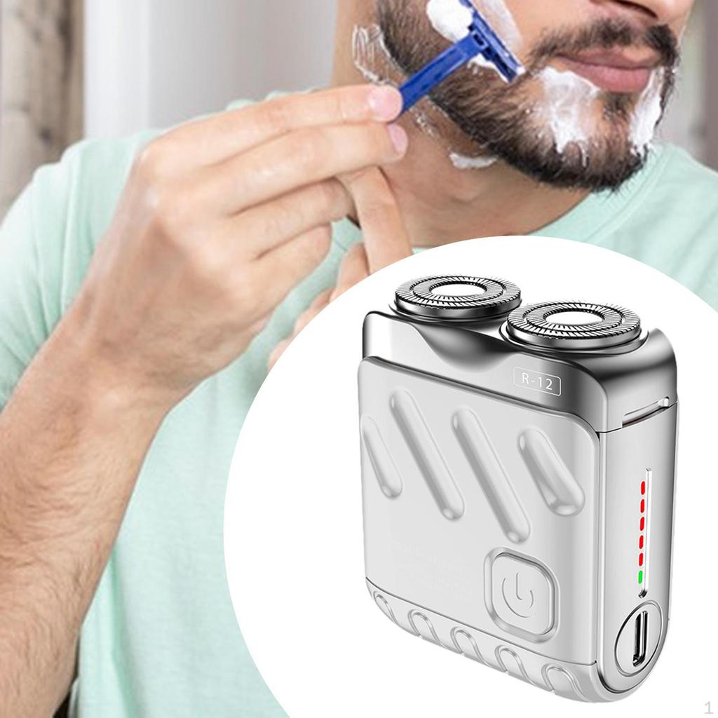 Mini Shaver Easy to Use Beard Razor for Traveling Outdoor Indoor Household