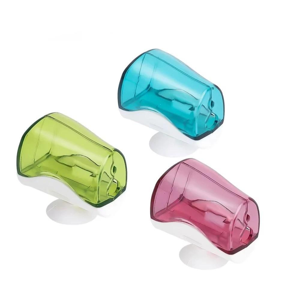 3PCS Suction Cup Toothbrush Head Covers Portable Toothbrush Cover Dust Protective Cover  Dormitory цветной