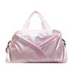 New colorful aurora glossy travel bag men's large-capacity hand luggage bag leisure sports fitness bag women