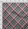 oneOone Cotton Flex Beige Fabric Check Sewing Craft Projects Fabric Prints by Yard 40 Inch