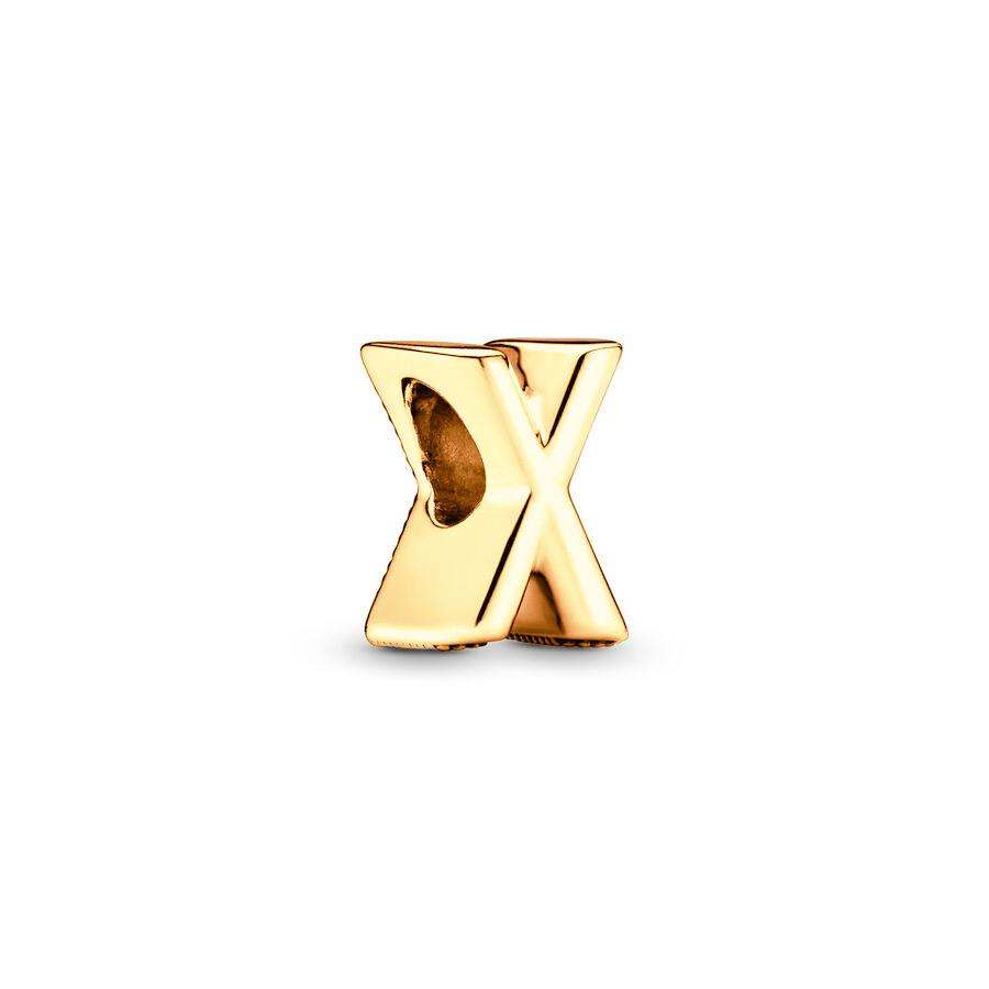 Sparking Gold Plated 26A-Z Letter Charm Beads Dangle Fit Genuine Copper Design Snake Arm Bracelet Necklace Bead For DIY Style Jewelry Women Gift