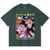 230 Gsm 100% Cotton One Piece V51 Luffy Blackbeard Print Unisex Heavy Cotton T Shirt