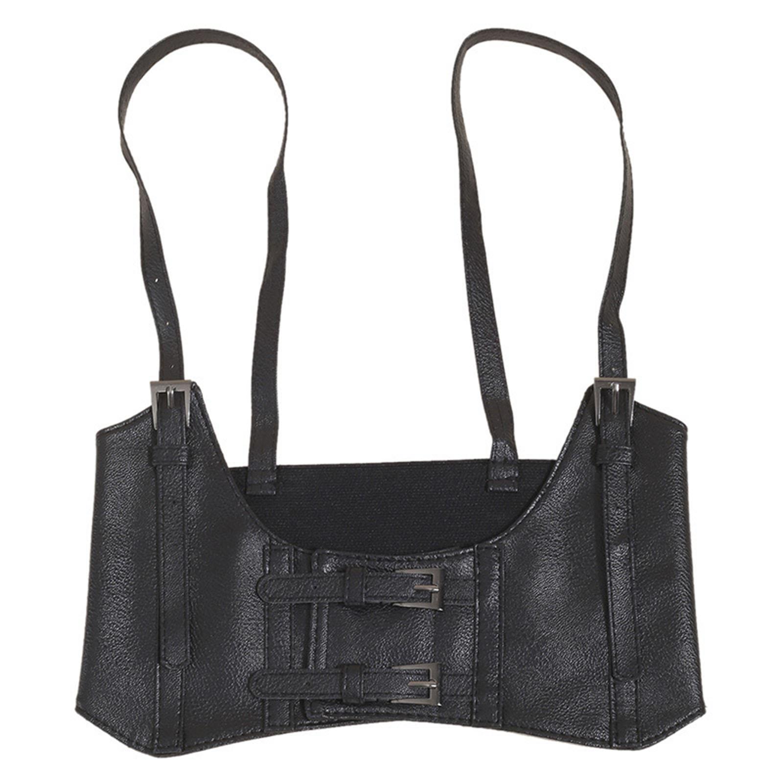 

Корсет под грудь Женский корсет Моделирующий ремень для похудения Талия Декор для рубашки, пальто, свитера E чёрный