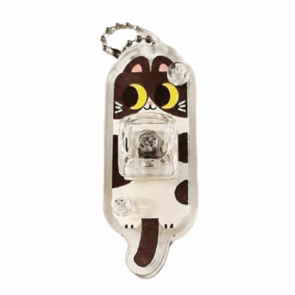 Portable Keychain Fidget Toy Tactile Button Toy Keychain Mechanical Keyboard Keychain  Office Use