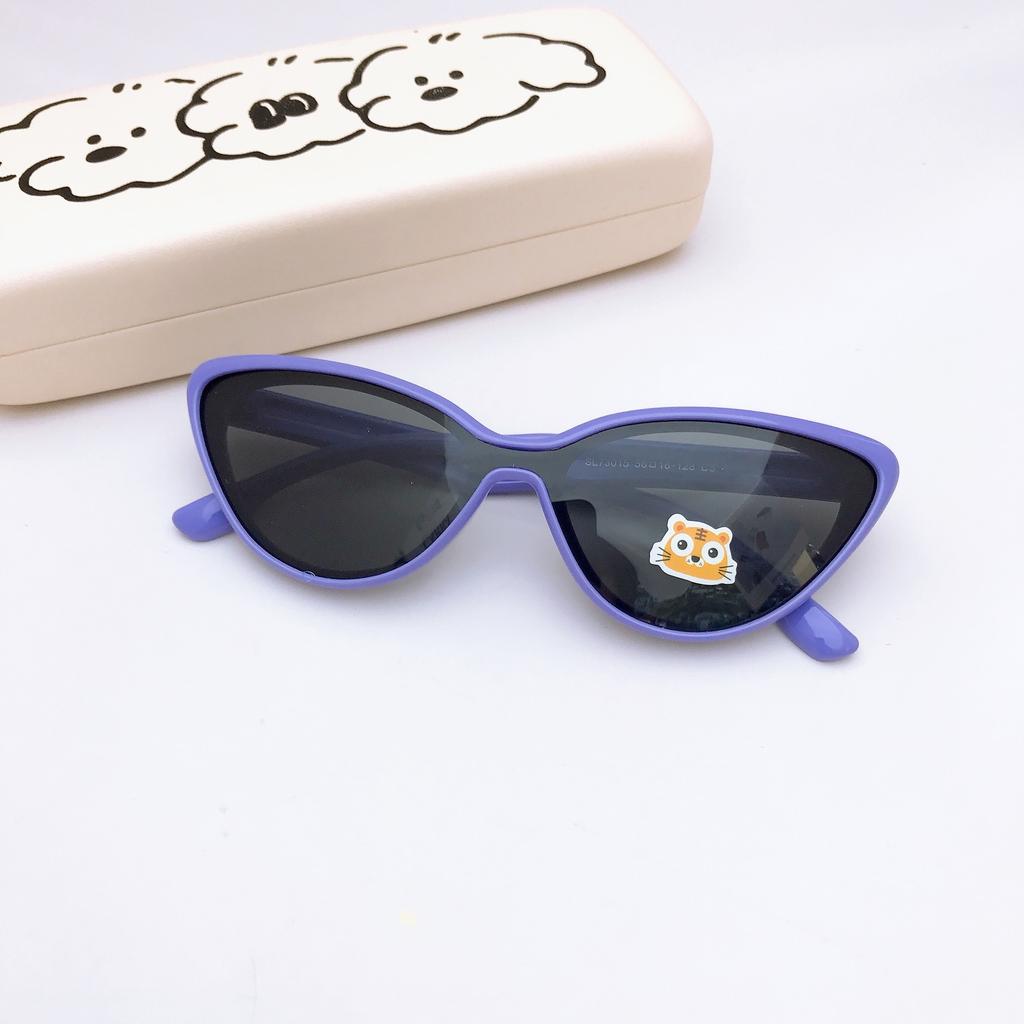 Children'S Sunglasses Travel Sunscreen Silicone Polarized Light Men'S And Women'S Sunglasses Cat Eye Cute Glasses