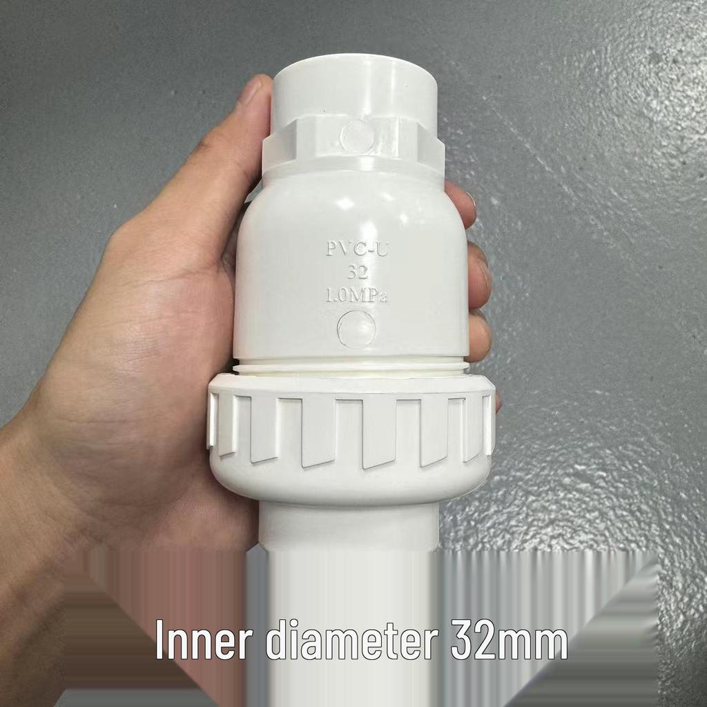 Liansu PVC Vertical Ball Check Valve – One-Way Backflow Preventer for Low Water Pressure and Anti-Backflow.
