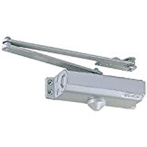 Japan Door Check Manufacturing NewStar Parallel Door Closer with Stop, Silver, P-183, 1 Piece