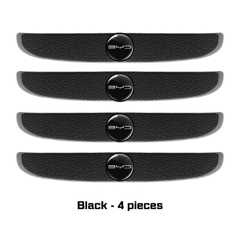 For BYD Tang EV600 Han EV Yuan ATTO 3 Song PLUS Pro MAX Qin 4pcs Car Door Edge Anti Scratch Collision Protection Strip Stickers 4pcs чёрный