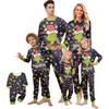 Sevimli Aile Seti Pijama Baskılı, Ev Giyimi, Aile Seti Uzun Kollu Üst Alt Set