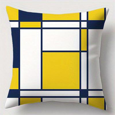 Home Decor Modern Geometric Pattern Digital Print Pillow Covers Pattern Cushion Cover Suitable For Sofa Bedroom Car Pillow Cover