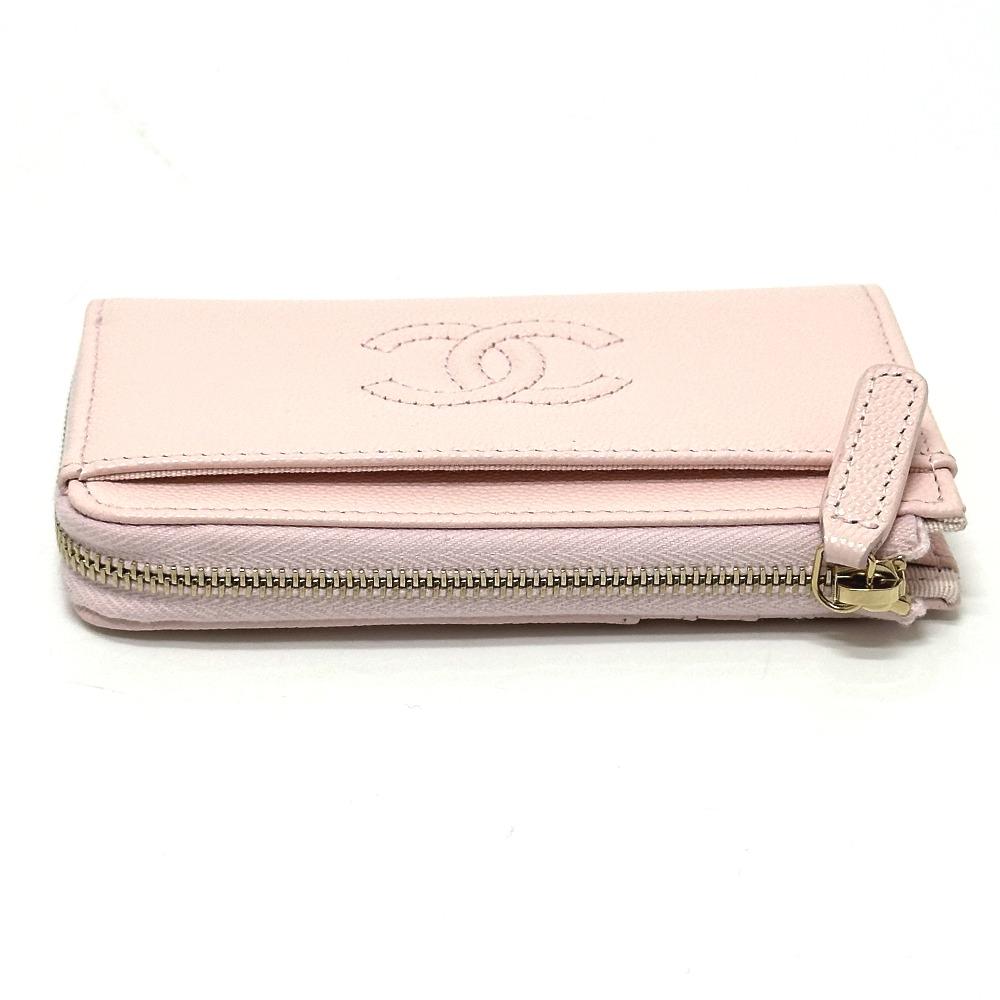 CHANEL AP4661 Cruise Collection Fragment Case Zip Card Case Unused