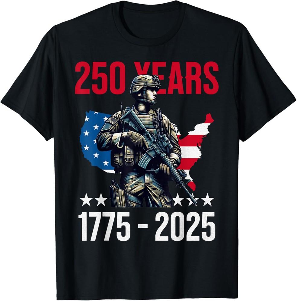Patriotic Us Army USA Military Parade 250th anniversary 2025 T-Shirt Unisex T-Shirt XXXXL