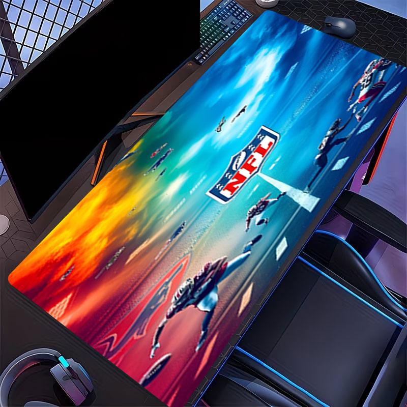 NFL Print Mouse Pad, for Keyboard Pad Laptop PC Mat for Office Home Use, Desk Decor, Perfect Birthday Gift for Gamers
