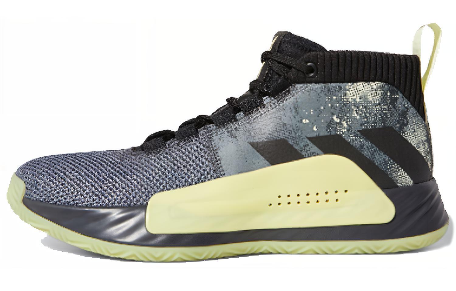 Adidas Dame 5 Gca  Grey Yellow  EF8664 40