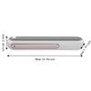 with Suction Cup Magnetic Cling Film Cutting Box Refillable Plastic Wrap Dispenser  Baking Paper