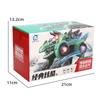 Electric Universal Dinosaur Deformation Car Music Light Automatic Deformation Dinosaur Chariot Children's Toys