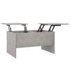 Vidaxl Couchtisch, Beton Grau, 80X50X42,5 Cm