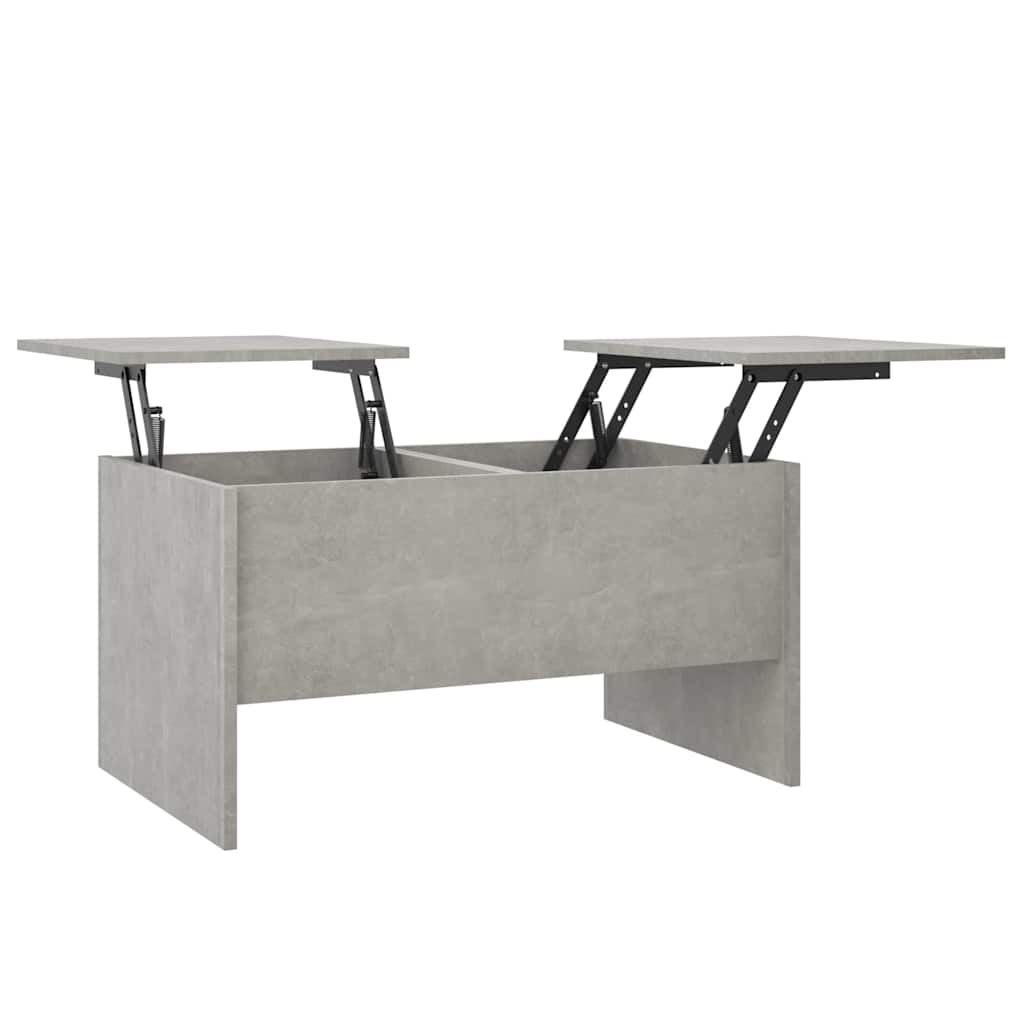 Vidaxl Couchtisch, Beton Grau, 80X50X42,5 Cm