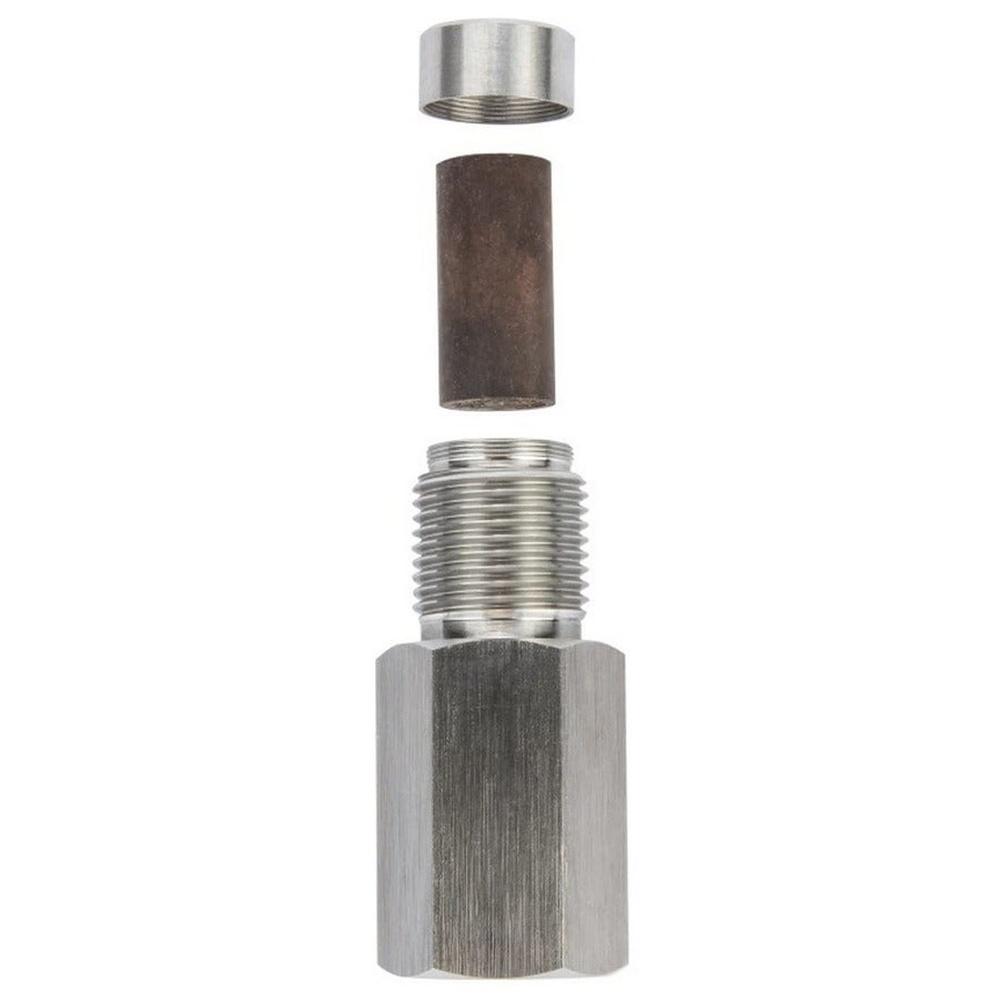 Universal M18*1.5 Oxygen Sensor Extension Bung Adapter with Filter – Stainless Steel Exhaust Fitting Accessory