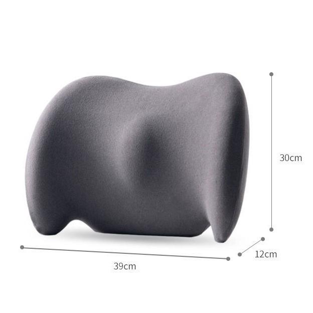 

Memory Foam Head Neck Pillow Car Seat Pillow Neck Support Cushion Waist Support Pad for Car Seat Travel Home Office Use