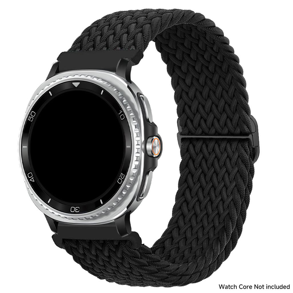 Bracelet en nylon tressé pour Samsung Galaxy Watch 8 40mm 44mm/Watch 8 Classic 46mm Bracelet sans espace pour Galaxy Ultra 2025 Bracelet en nylon