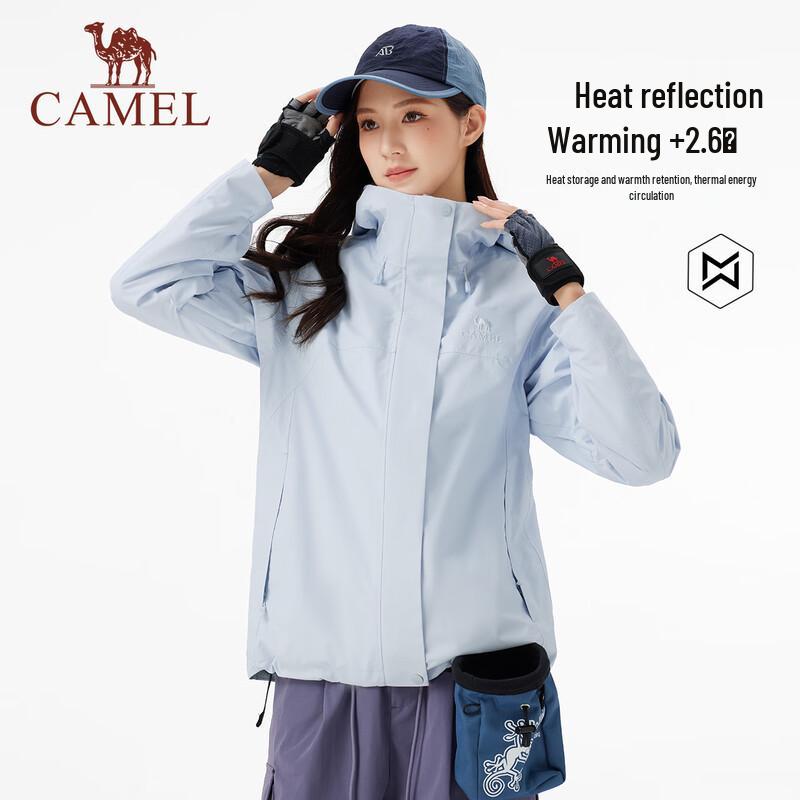 Camel Warm Windproof Fleece Lined Jacket