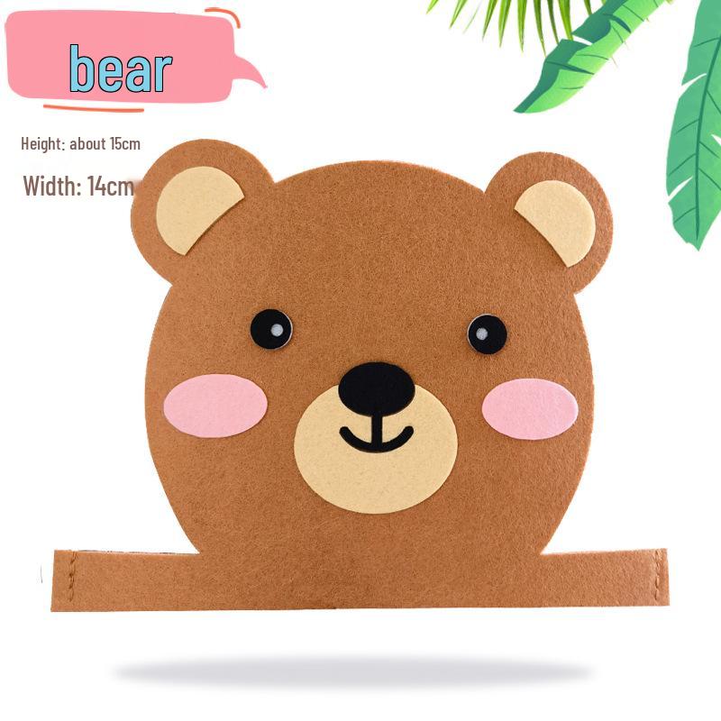 Flickering Halloween Cartoon Animal Hat for Kids & Adults - Perfect for Parent-Child Performances & Costumes