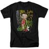 Betty Boop - Luau Lady - Adult Unisex Short Sleeve T-Shirt - Black