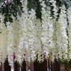 Artificial Silk Flower Garland Vine Wisteria Leaf Hanging Wedding Party Decor