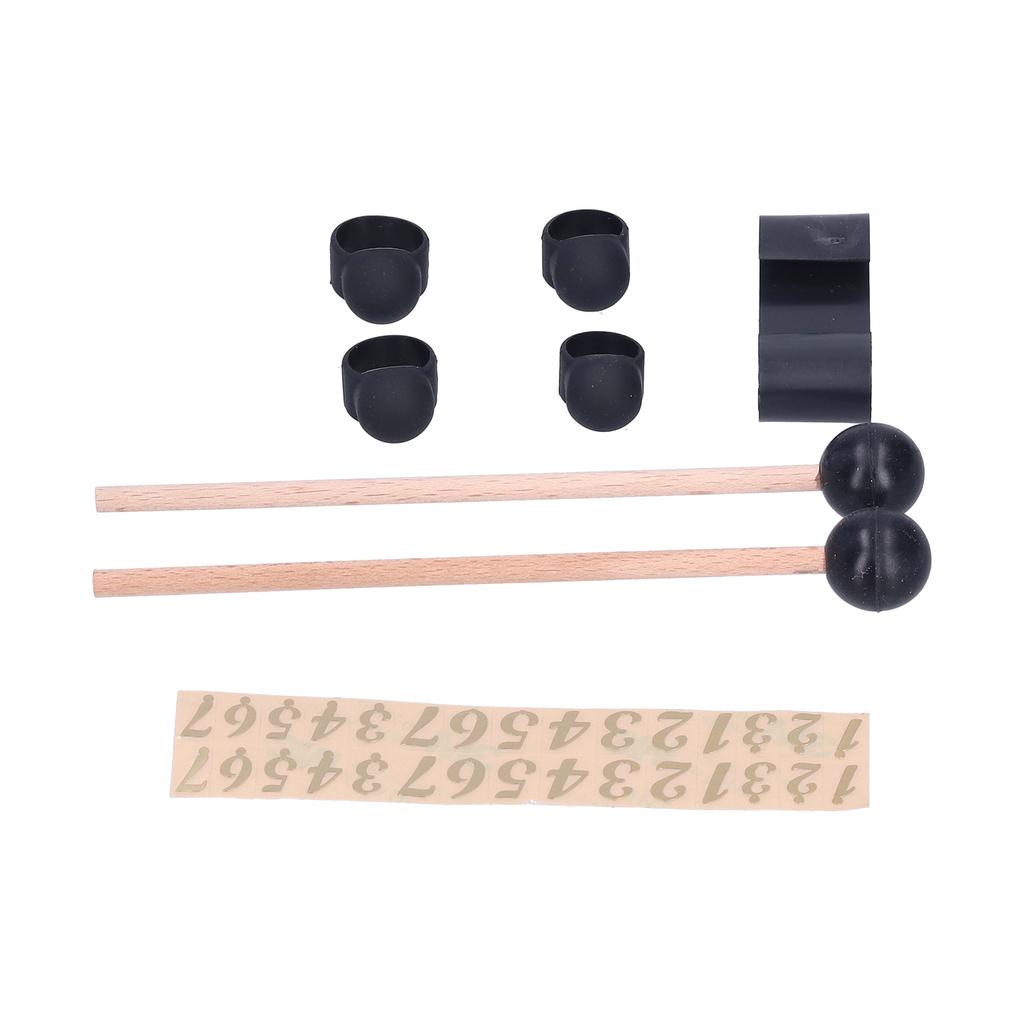 Drumstick Kit Ethereal Drum Round Head Stick Finger Cot Holder Stickers Percussion Accessories