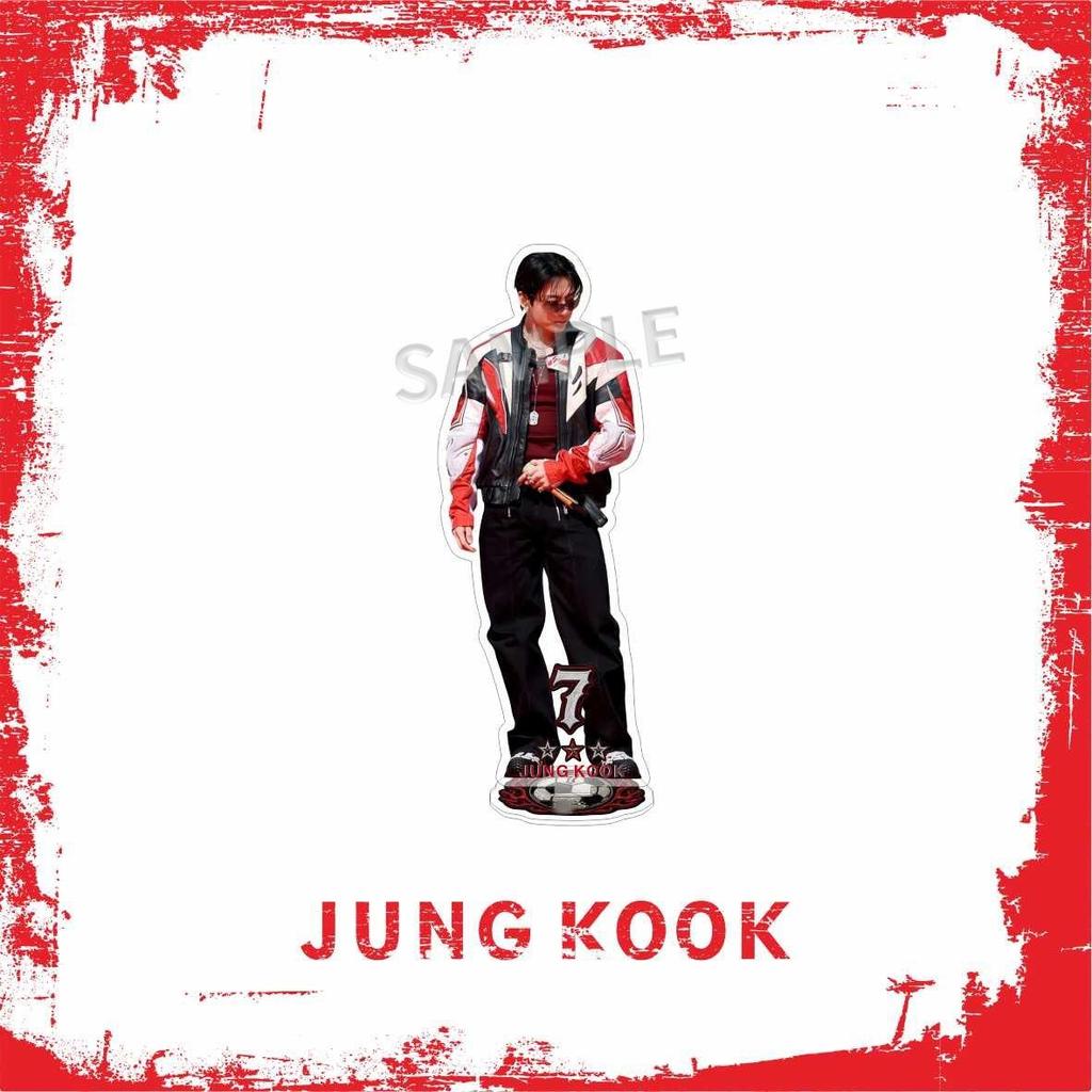 Jungkook 26th Anniversary World Cup 15cm Double-Sided Acrylic Standee Ornament