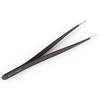 Kit 6 Professional Safety Anti-Static Tweezers Premium Silver Anatomy