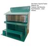 Outside Squirrel Feeder Metal Chipmunk Feeder with Clear Window Outdoor Wall Mounted Peanut Feeder Gift for Wildlife Lovers