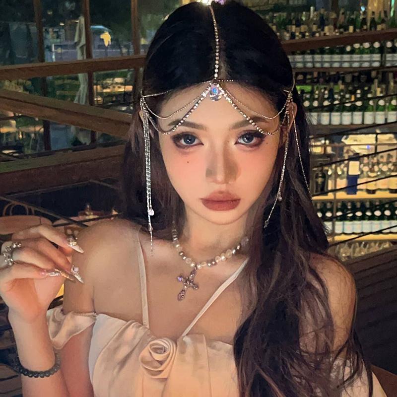Ancient Style Elf Hair Accessories Multilayer Tassel Headwear For Women Girls Princess Tassel Hair Accessories