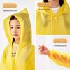 Children's Disposable Extended One-Piece EVA Raincoat with Backpack Cape
