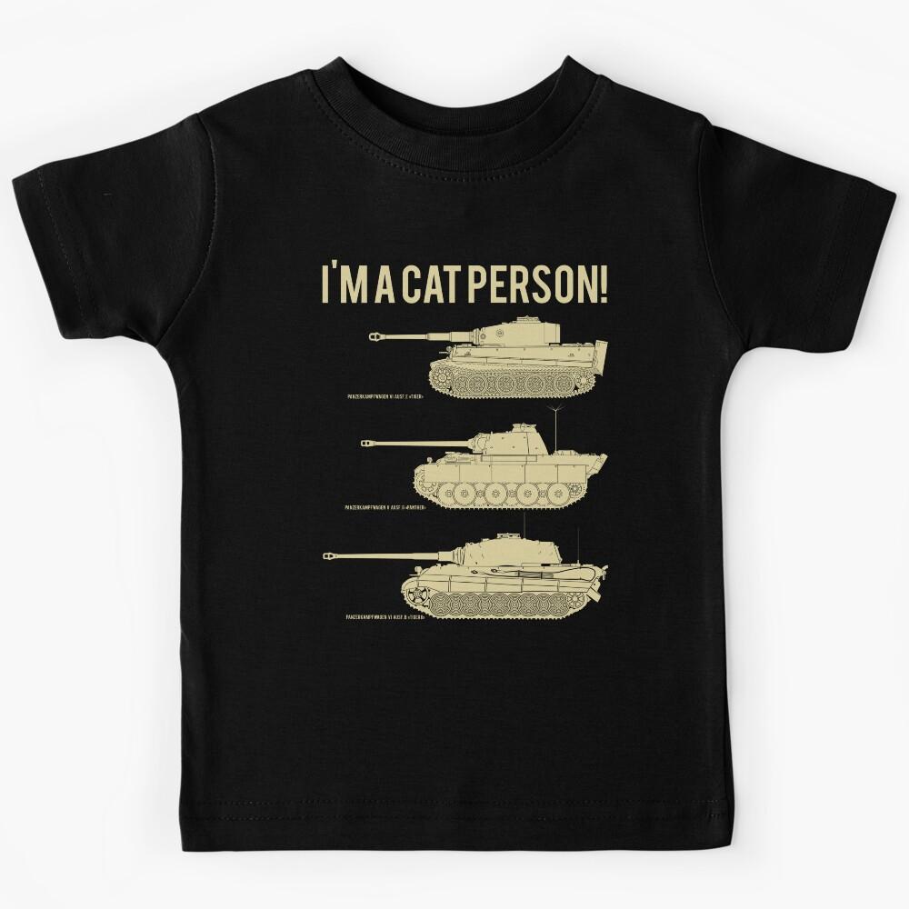 Funny Tanks! im a cat person! Kids T-Shirt 130
