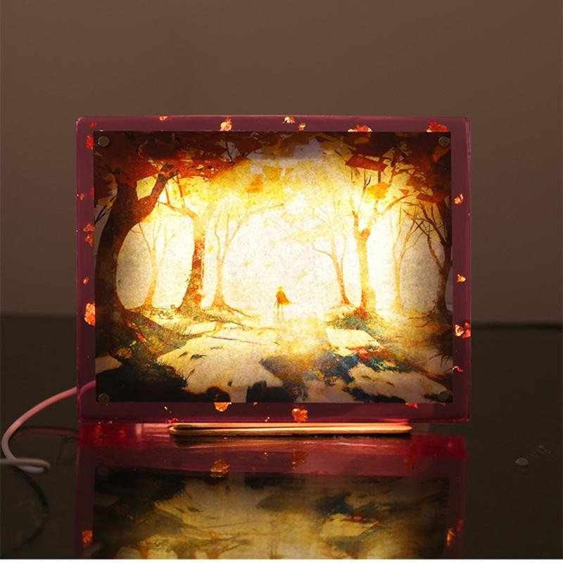Multifunctional Silicone Moulds Reusable Picture Frames Moulds Silicone Molds Resin Art Molds Suitable for Crafting