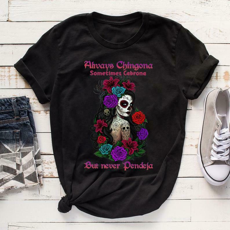 mens sugar skull shirt