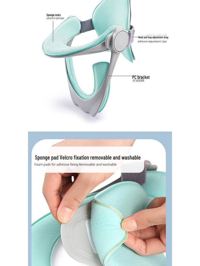 Halsstütze der fünften Generation, verstellbar: Anti-Verbiegungs-Traktionsgerät für Erwachsene & Kinder