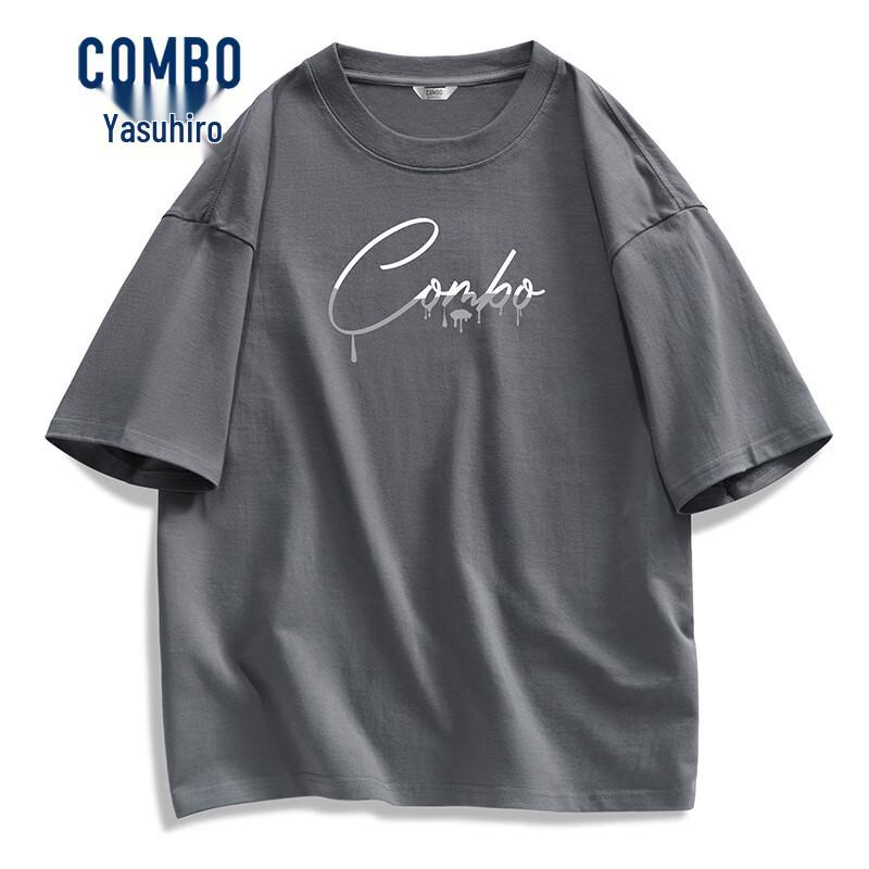 Men s Pure Cotton Loose Fit Short Sleeve T-Shirt 170