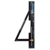 Shinwa Sokutei Circular Saw Guide Ruler, Foldable L-Angle Next 60cm, with Angle Cutting Function,
