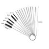WOFASHPURET Motorcycle Carburetor Cleaning Tool Motorcycle Carburetor Cleaning Brush Carburetor Carbon Dirt Jet Remover Piercing Stainless Steel
