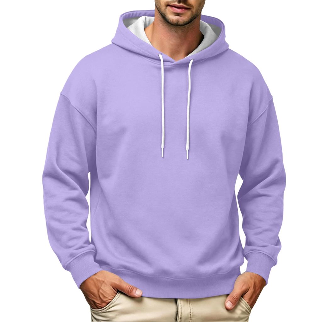 Men's Casual Winter Hoodie Sweatshirt for Everyday Wear
