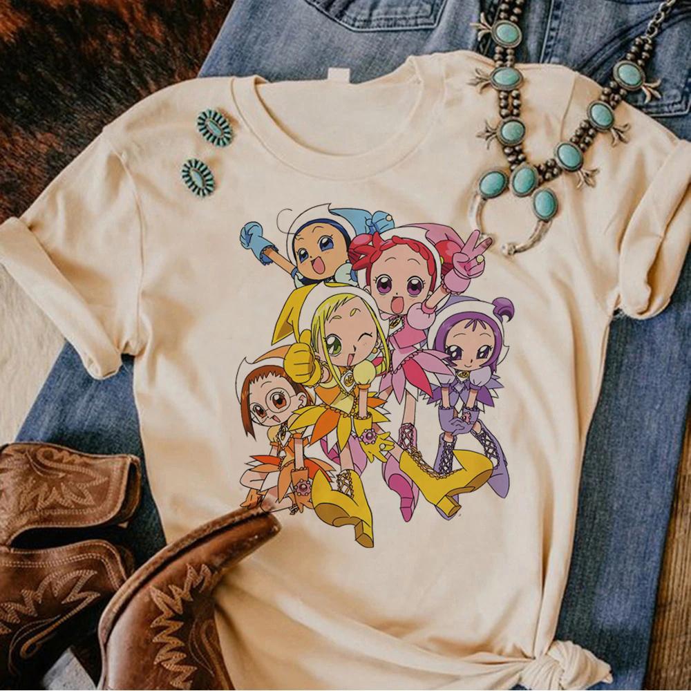 Ojamajo Doremi tshirts women Japanese tshirt girl 2000s clothing S