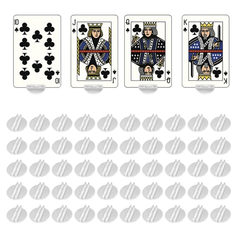 50'li Plastik Kart Standı Akrilik Tutucular Düğün Masa Kartı Tutucu Yuvarlak Masa İsim Kartı Standı Disk Düğün