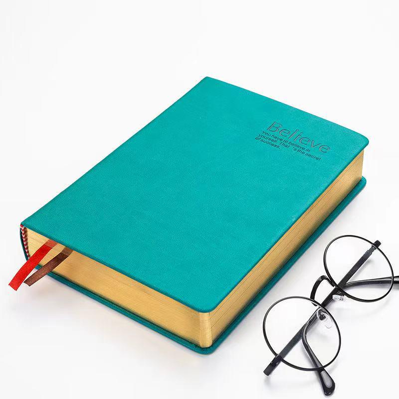 Bloc de schițe din piele europeană: Jurnal în stil retro cu pagini groase și design ștanțat